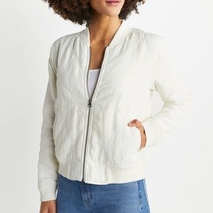 Marine Layer York Quilted Bomber Jacket
